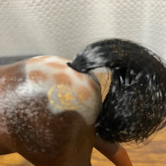 Grand Champion Bay‎ Appaloosa Colt "Starfinder" Figurine/Toy & Blanket by Empire - Picture 4 of 6